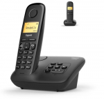 Gigaset A270A analoog-/DECT-telefon, kneaja ID, must