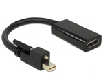 Delock DisplayPort adapter mini DP - HDMI St/Bus 4K +Schr