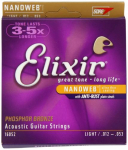 Elixir Nanoweb Phosphor Bronze Light 16052 12-16-24-32-42-53