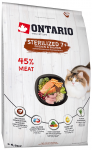 Kuivatud kiskonaliha - Ontario Kass Steriliseeritud 7+, 6,5 kg