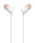JBL Tuning T110 Wired Headphones White