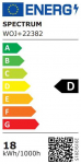 Spectrum LED TUBE T8 18W 2600lm 4000K 28x1200