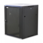 Techly Rack Cabinet 12U Wall Mounted Rack Black