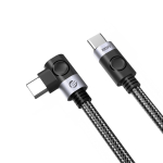 Orico C2C PD100W ssteemiga slearvuti kiire laadimiskaabel (nurkformaats) must 1m