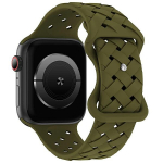 Beline Pasek Apple Watch Silikoonist kootud 38/40/41mm oliwkowy /oliver box