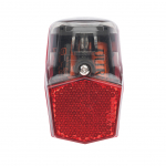 Rear light AXA RUN COMPACT BATT/ON-OFF/SMOKED/CARD