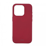 ONSALA Back Sil Touch Recycled MagSerie iPhone 15 Pro Deep Red