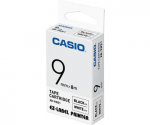 Casio XR-9WE, 9 mm, Black on White XR-9WE1, 9 mm, 8 m