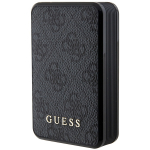 GUESS Powerbank 18W GUPB10DP4GEGK 10000mAh tsarny/must 4G nahast metallist logo