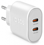 SBS Laadur 2x USB-C 45W