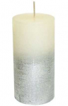 PROVENCE Candle Rustik Metallic 6x12cm
