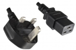 MicroConnect Power Cord UK Type G - C19 1.8M Power UK Type G to C19,