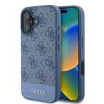 GUESS GUHCP16SG4GLBL iPhone 16 6,1" sinine kvakott 4G alumine triip