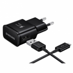 SAMSUNG Kiire laadija 15W toiteadapter koos Type-C andekaabliga 1,5m, must (karbis)