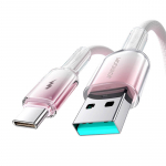 Joyroom S-A42 3A USB-A USB-C kaabel 1.2 meetri pikkune, valge