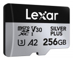 Lexar Professionaalne SILVER PLUS 256 GB MicroSDXC UHS-I klass 3