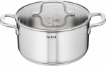 TEFAL Virtuoosne pott, 24 cm / 5,3 L, roostevaba teras (E4924674)