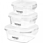 Klaasist silituskarpide komplekt 3tk Lamart LT6012