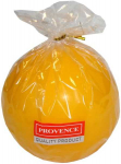 PROVENCE Candle Ball yellow 8x8cm