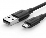 UGREEN USB-ist Micro USB-i QC 3.0, 2,4A, 2 m must