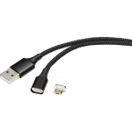 Renkforce RF-4746074 USB-kaabel USB 2.0 1 m USB A Micro-USB B must
