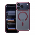 MATTE MAG COVER lemine kate, hildub MagSafe'iga, IPHONE 17 Pro Max jaoks, ploomipunase vrvi