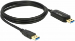 Delock 83647 USB-A/USB-A 1,5 m Must