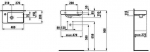 Laufen Pro S 480x280 mm mixer hole on the left White