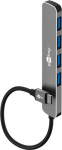 Goobay 79157 interface hub USB Type-C 5000 Mbit/s Grey