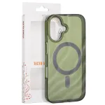 Tecto Shield Desert Mag -kinnituspuhul iPhone 16 6,1" tume oliiviroog