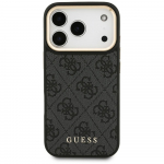 GUESS Etui 4G lekandevoldik Magsafe iPhone'i 17 Pro jaoks, must