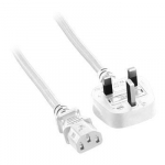 MicroConnect Power Cord UK Type G - C13 2M white UK Type G, BS 1363 -