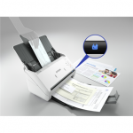 EPSON WorkForce DS-530 II lehetoiteline skanner 600 x 600 DPI A4 Must, Valge