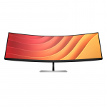 HP E45c G5 DQHD Curved Charging Monitor - 44.5 5120x1440 5K DQHD 400-nit AG, Curved, VA, 2x USB-C(65W)/DisplayPort/HDMI, 4x USB 3.0, speakers, RJ-45 LAN, height adjustable, 3 years