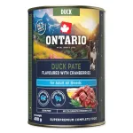 Ontario Konservid koertele - Tiskasvanutele meldud pardisidapate visnast mustikate maitse ja aromiga, 400 g
