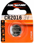 Ansmann Lithium Knopfzelle CR-2016 (silber)