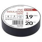 EMOS Elektrilised isolatsiooniteiped PVC 0,13x19mm (20m), Must