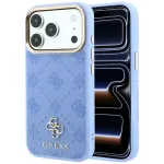 GUESS Peony 4G Small Logo MagSafe-kinnitusga mbris iPhone 18 Pro Max / 17 Pro Max jaoks, heaksini sinine