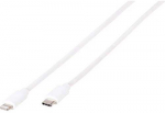 Vivanco 60084 USB-C to Lightning kaabel, 1,2 meetri pikkune, valge