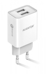 ALIGATOR CHA0043 mobiilseadme laadija Universaalne Valge AC Kiirlaadimise Siseruumi