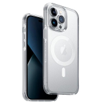 uniq etui Combat iPhone 14 Pro 6,1" Magclick Charging przeroczysty/dove satiinist lbipaistev