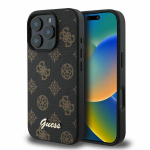 GUESS GUHMP16LPGPYSK iPhone 16 Pro 6,3" tarna/must karbikaitse Peony Script MagSafe