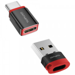 4smarts Andmekaitse USB-C USB-A/USB-C adapter, 2 tk