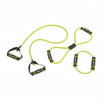 TOORX Set of Elastics with Soft Touch Handles, green