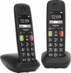 Gigaset. Gigaset E290 Duo mustTranslation: Gigaset E290 Duo black