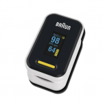 Braun YK-81CEU BRAUN Pulse Oximeter 1 Meter For Oxygen Saturation + Pulse, Black/Stainless steel