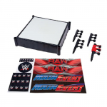 Mattel WWE Superstar Ring with Labels for Main Event AND amp; RAW, Spring-Loaded with Elastic Ring Ropes