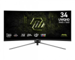 MSI MAG 345CQRF E20 arvutimonitor 86,4 cm (34) 3440 x 1440 pikslit UltraWide Dual Quad HD Must