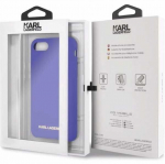 Karl Lagerfeld AND quot;KLHCI8SLVOG Silicone Case iPhone 7/8/SE 2020/SE 2022 AND quot; Purple