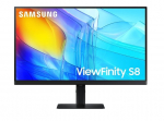 SAMSUNG Monitor 27 tolli ViewFinity S80D IPS 3840x2160 UHD 16:9 1xHDMI 1xDP 3xUSB 3.0 5ms PinP/PbyP 60Hz HAS+PIVOT paski 3YOn-Site